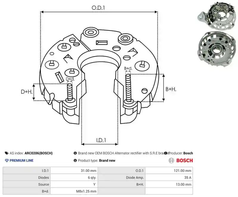 AS-PL ARC0206(BOSCH)