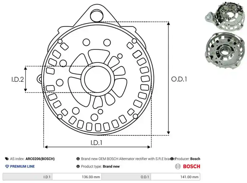 AS-PL ARC0206(BOSCH)