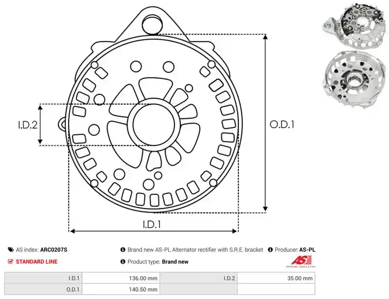 AS-PL ARC0207S