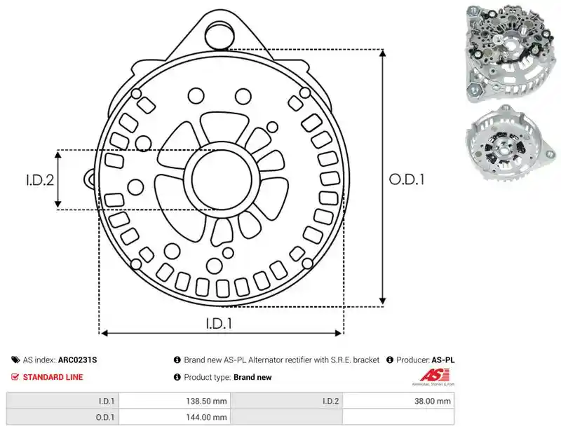 AS-PL ARC0231S