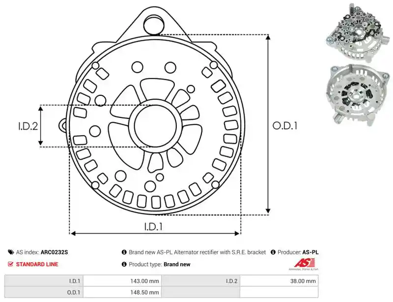 AS-PL ARC0232S
