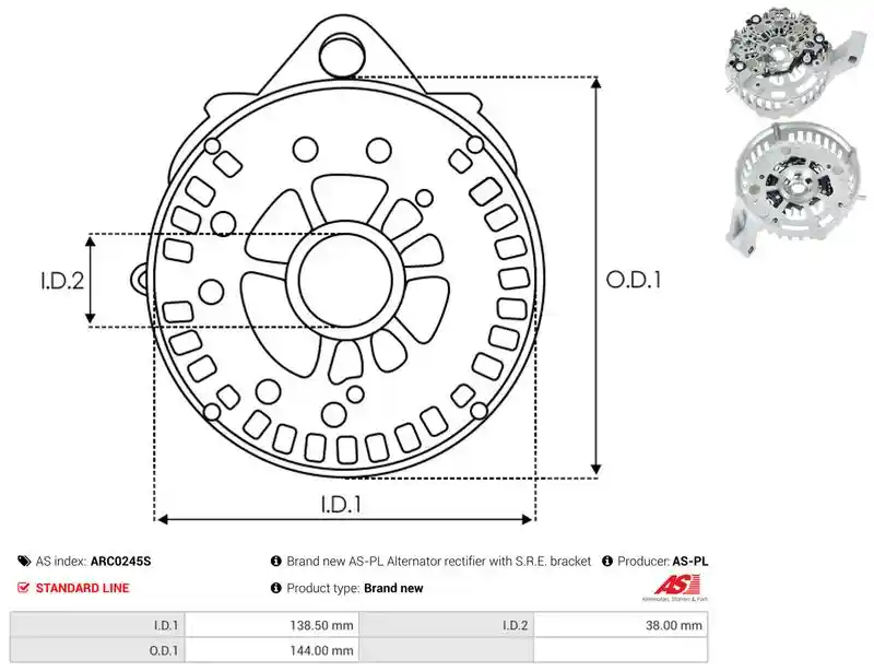 AS-PL ARC0245S
