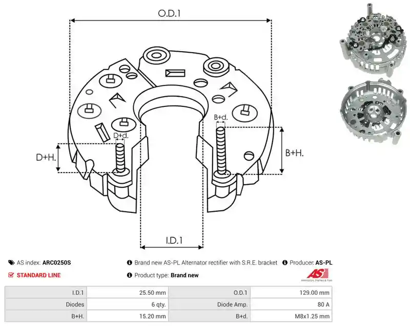 AS-PL ARC0250S