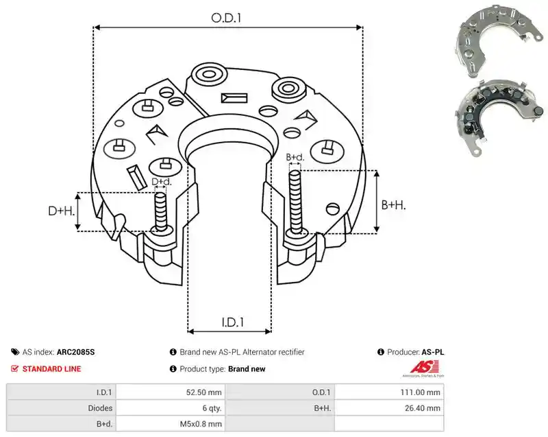 AS-PL ARC2085S