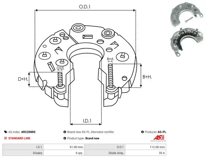 AS-PL ARC2088S