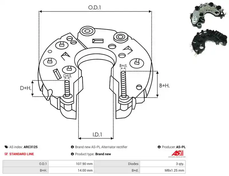 AS-PL ARC3125