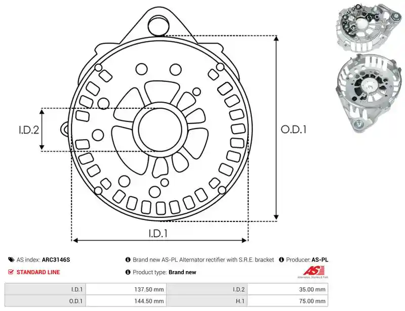 AS-PL ARC3146S