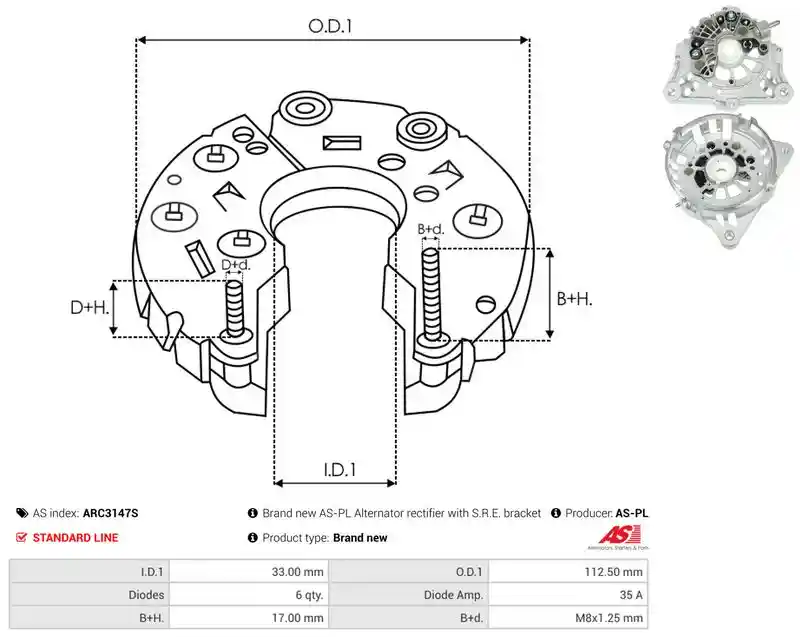 AS-PL ARC3147S