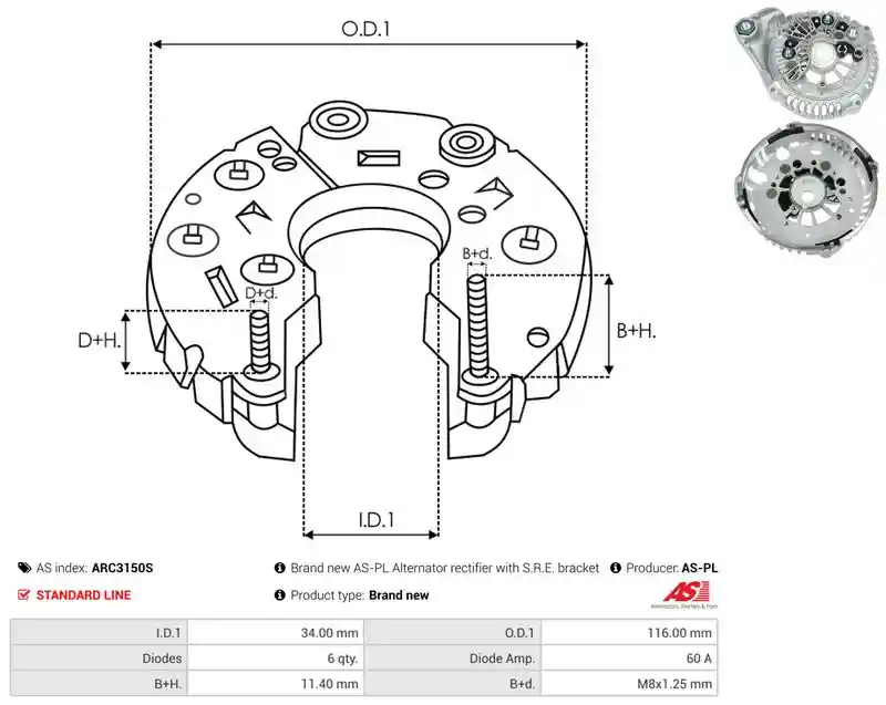 AS-PL ARC3150S