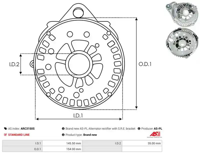 AS-PL ARC3150S