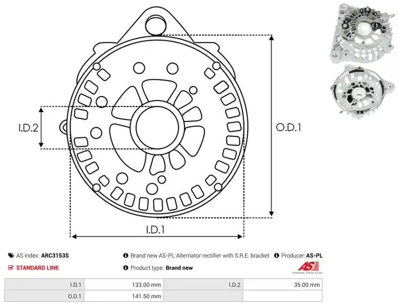 AS-PL ARC3153S