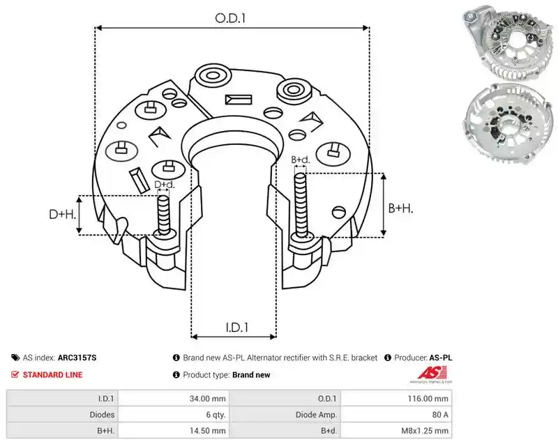 AS-PL ARC3157S