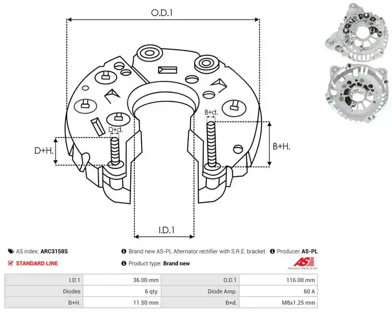 AS-PL ARC3158S