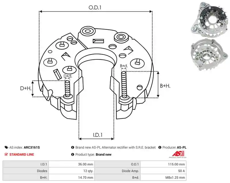AS-PL ARC3161S