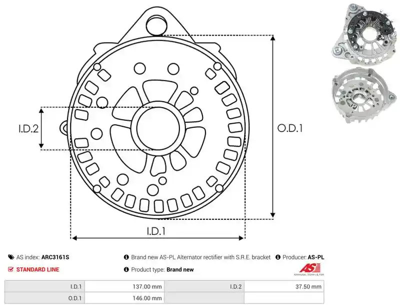 AS-PL ARC3161S