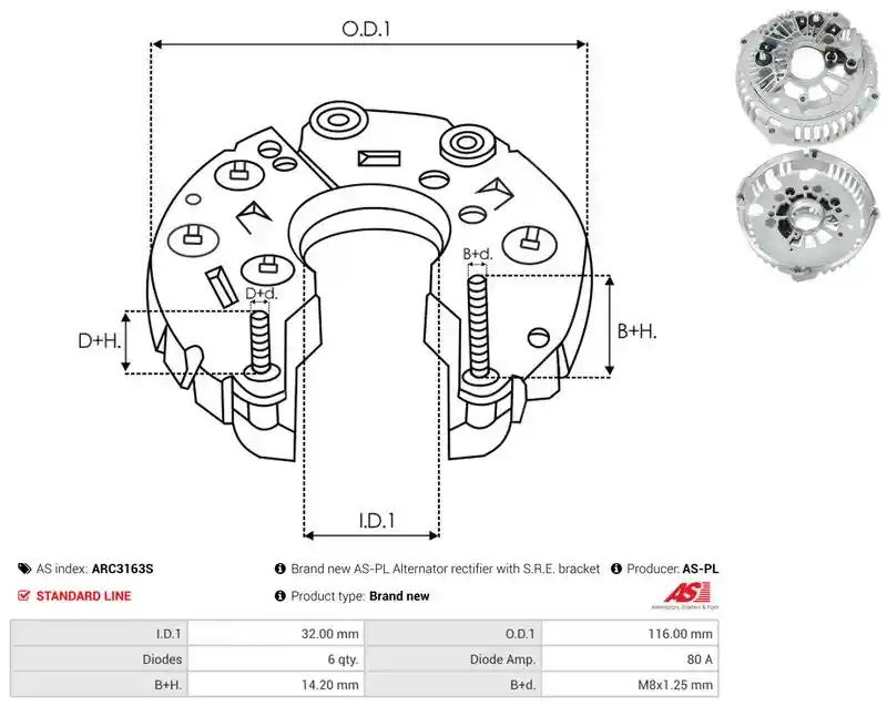 AS-PL ARC3163S