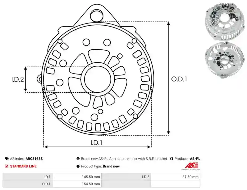 AS-PL ARC3163S