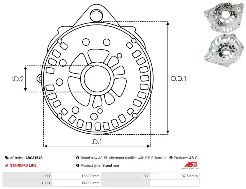 AS-PL ARC3164S