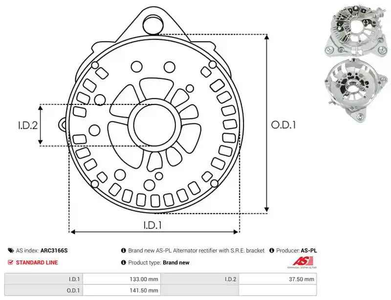 AS-PL ARC3166S