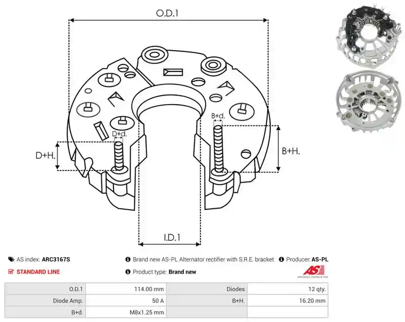 AS-PL ARC3167S