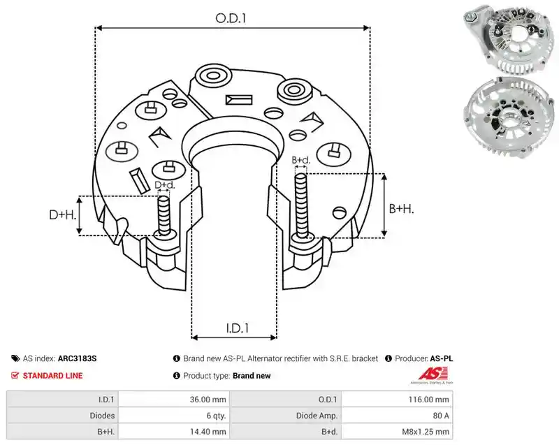 AS-PL ARC3183S