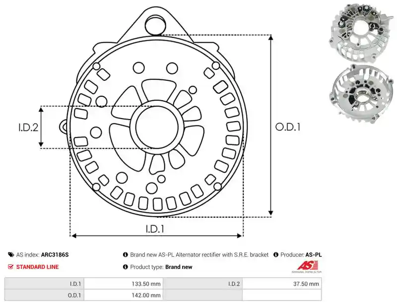 AS-PL ARC3186S