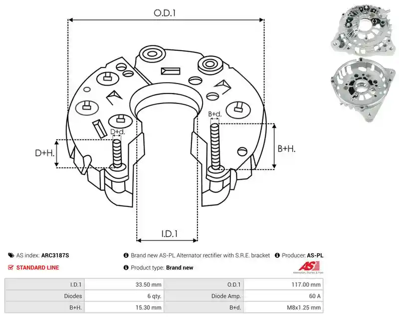 AS-PL ARC3187S