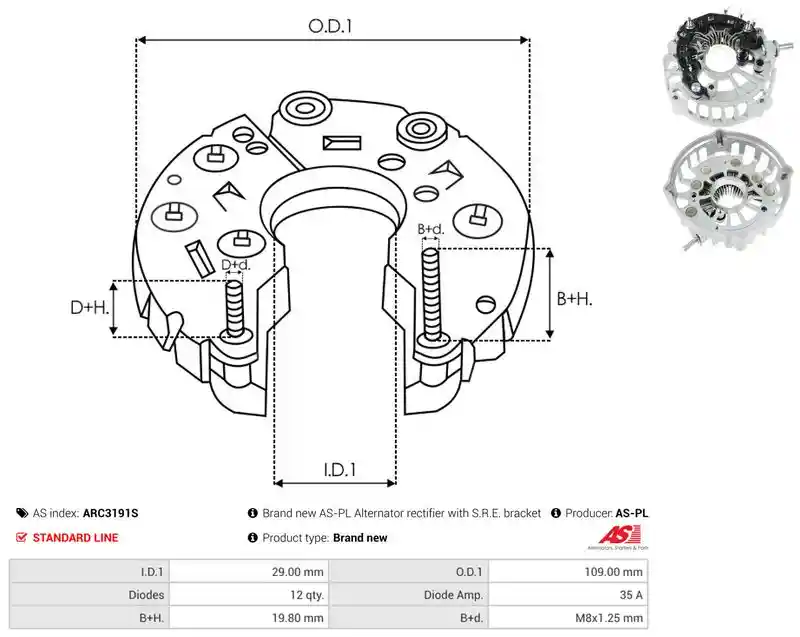 AS-PL ARC3191S