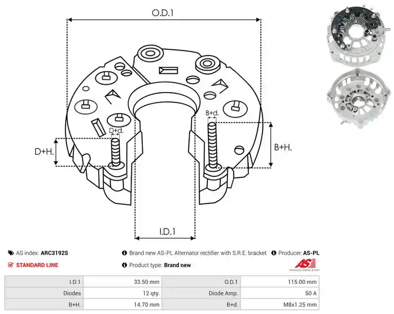 AS-PL ARC3192S