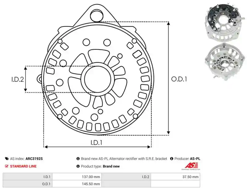 AS-PL ARC3192S