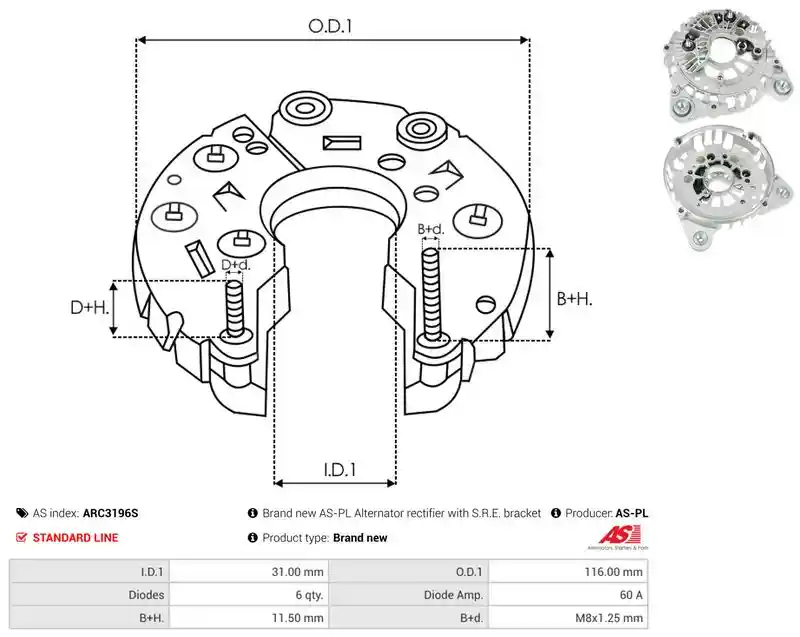 AS-PL ARC3196S