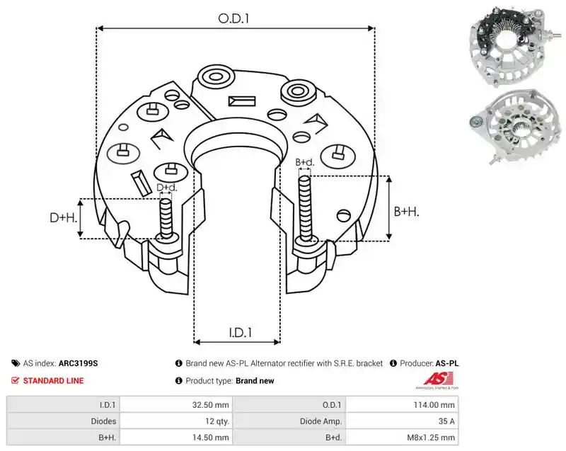 AS-PL ARC3199S