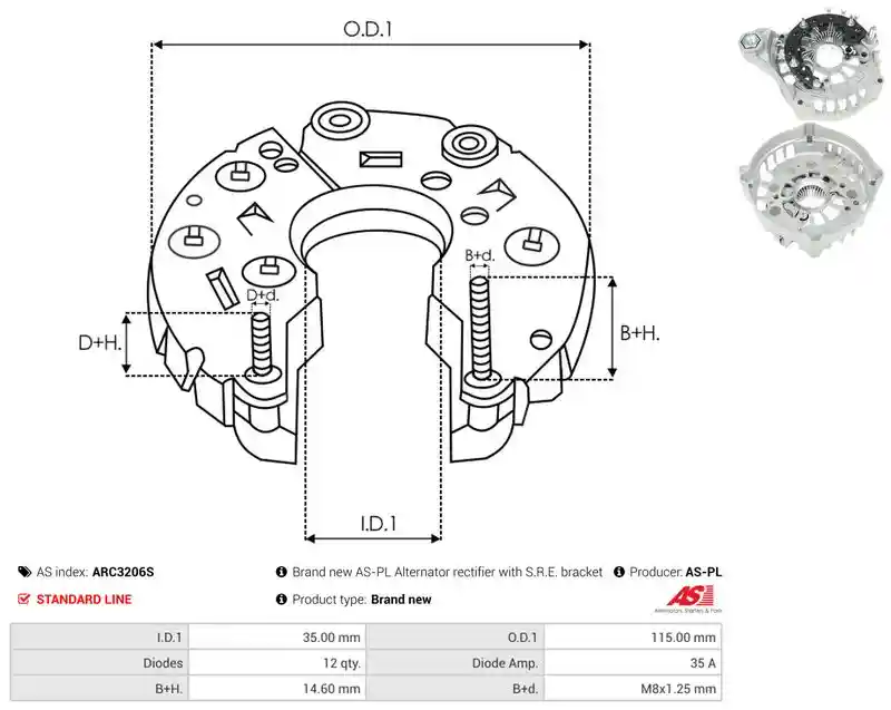 AS-PL ARC3206S