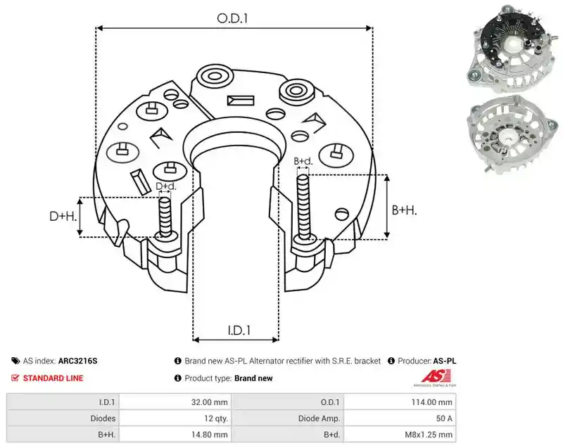 AS-PL ARC3216S