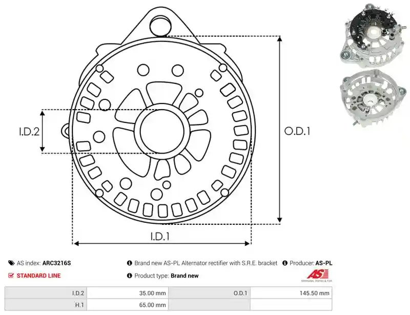 AS-PL ARC3216S