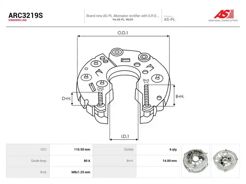 AS-PL ARC3219S