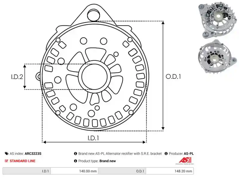 AS-PL ARC3223S