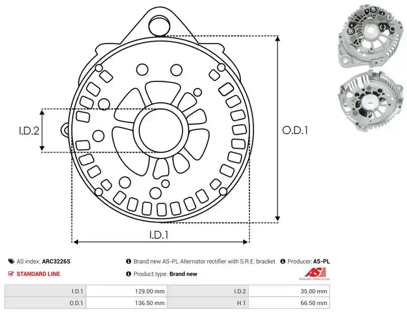 AS-PL ARC3226S