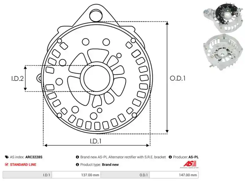 AS-PL ARC3228S