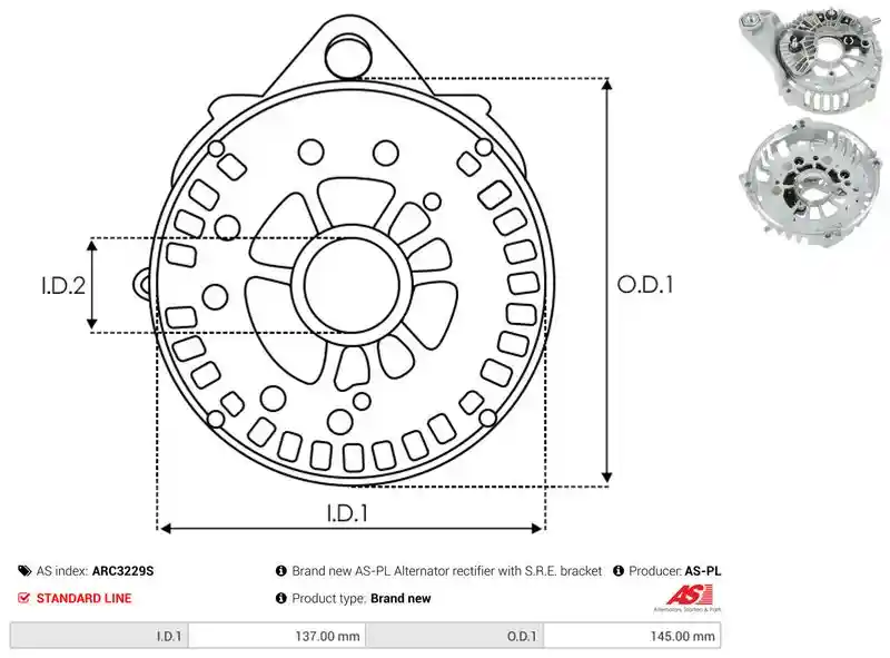 AS-PL ARC3229S