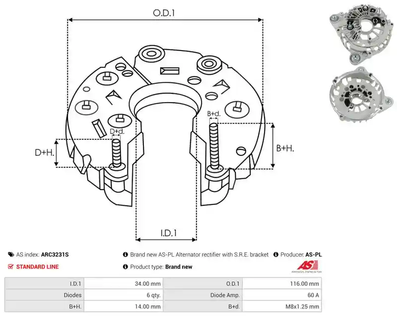 AS-PL ARC3231S