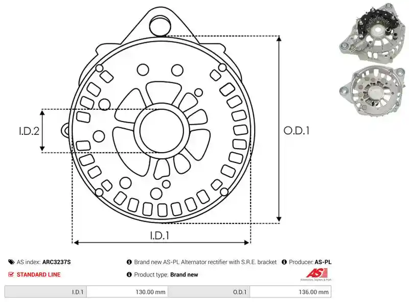 AS-PL ARC3237S