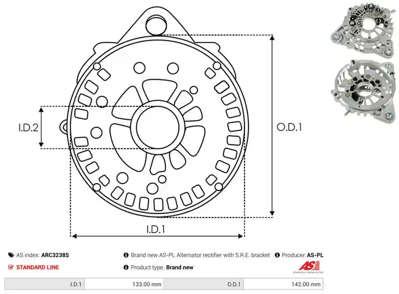 AS-PL ARC3238S