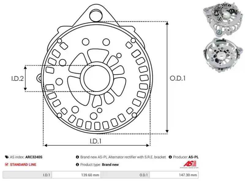 AS-PL ARC3240S