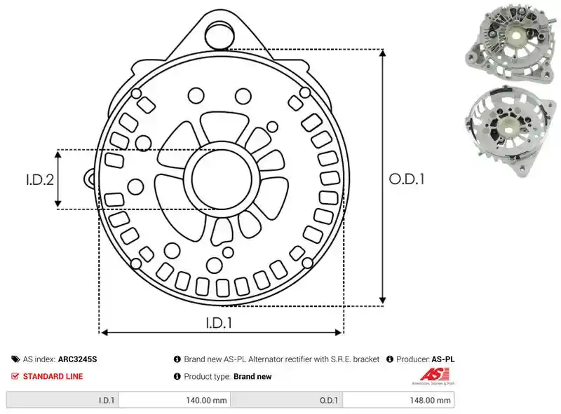 AS-PL ARC3245S
