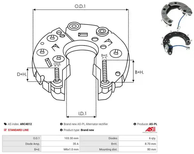 AS-PL ARC4012