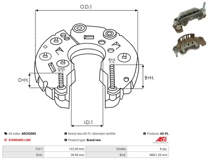 AS-PL ARC5208S