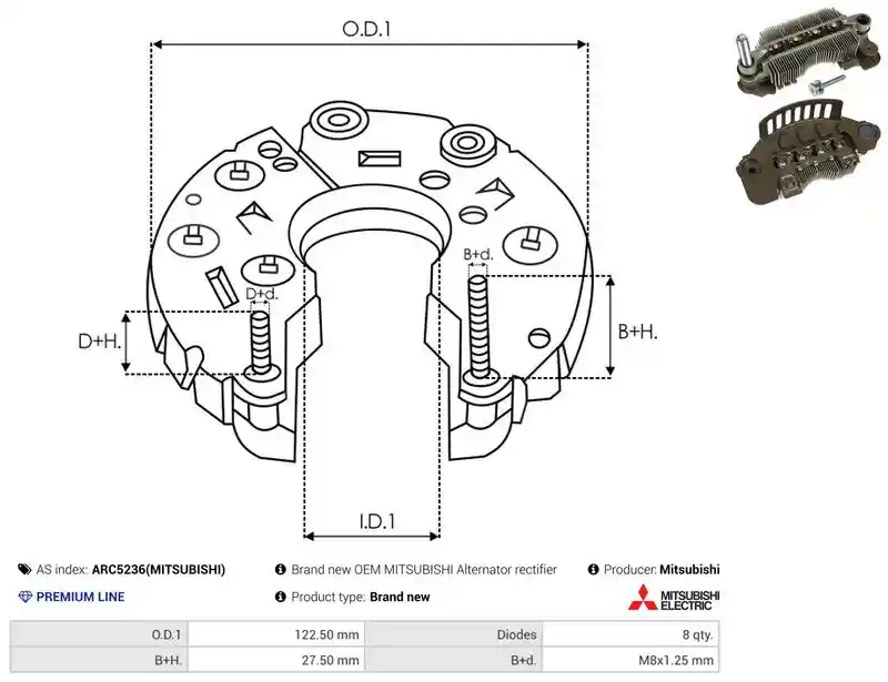 AS-PL ARC5236(MITSUBISHI)