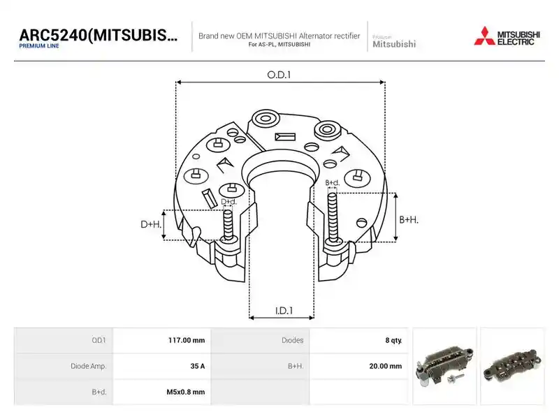 AS-PL ARC5240(MITSUBISHI)