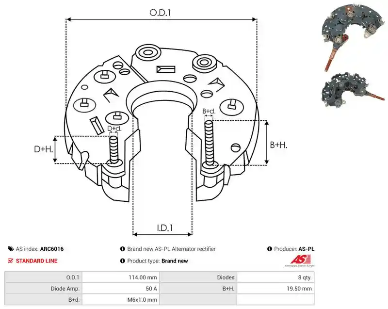 AS-PL ARC6016
